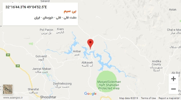 روستای بی سیم بر روی نقشه