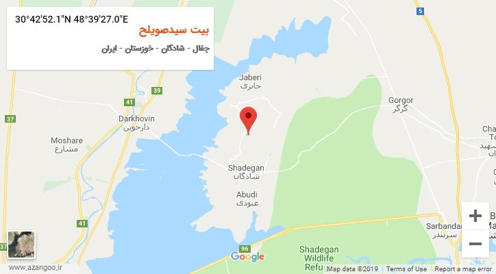 روستای بیت سیدصویلح بر روی نقشه