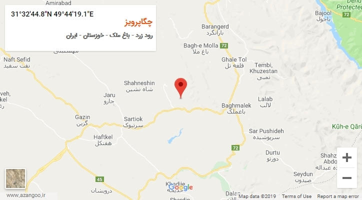 روستای چگاپرویز بر روی نقشه