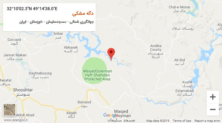 روستای دگه مشکی بر روی نقشه