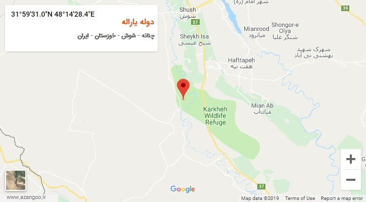 روستای دوله یاراله بر روی نقشه
