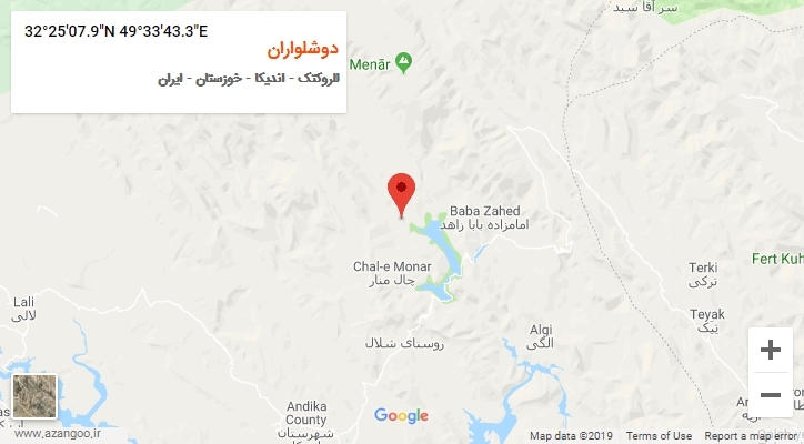 روستای دوشلواران بر روی نقشه