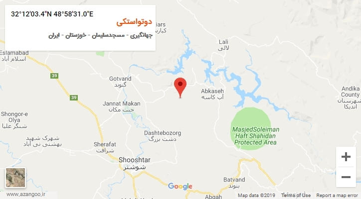 روستای دوتواستکی بر روی نقشه