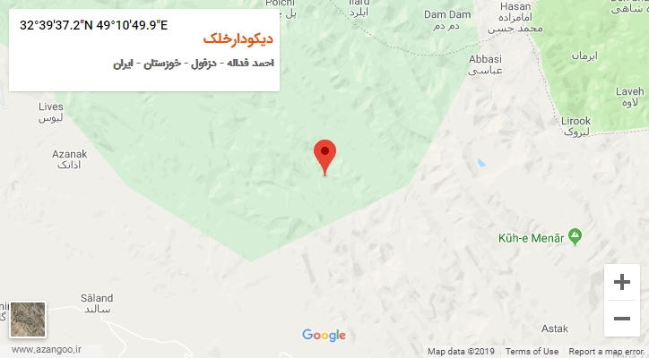 روستای دیکودارخلک بر روی نقشه