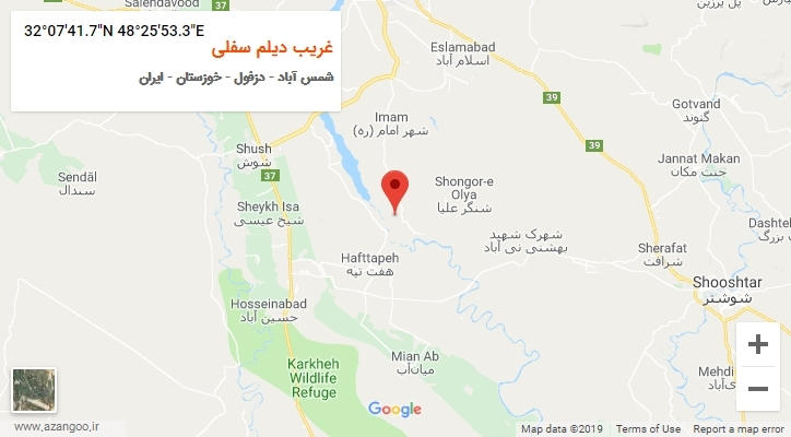 روستای غریب دیلم سفلی بر روی نقشه