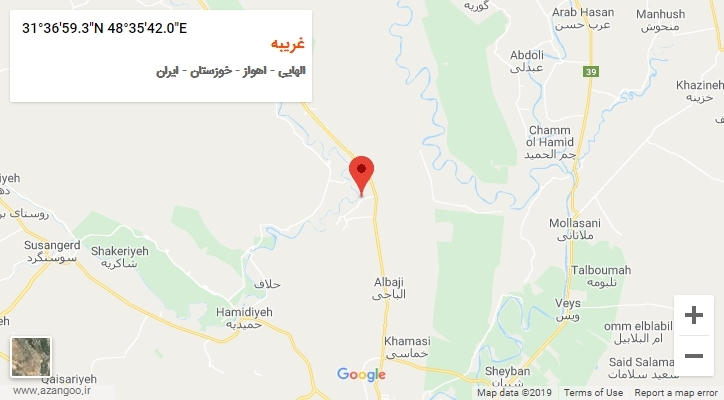 روستای غریبه بر روی نقشه