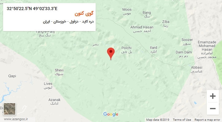 روستای گوی کنون بر روی نقشه