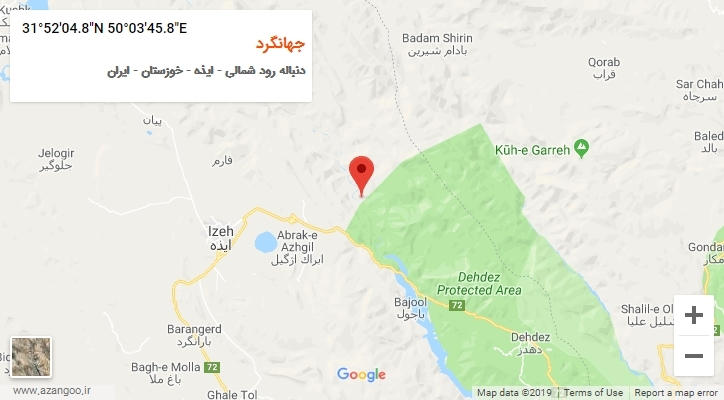 روستای جهانگرد بر روی نقشه