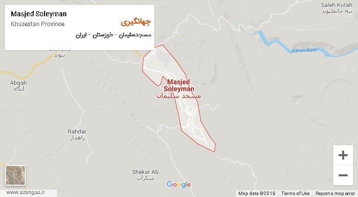 دهستان جهانگیری بر روی نقشه