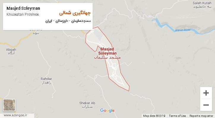 دهستان جهانگیری شمالی بر روی نقشه