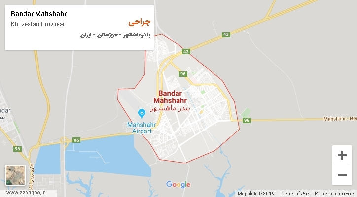 دهستان جراحی بر روی نقشه
