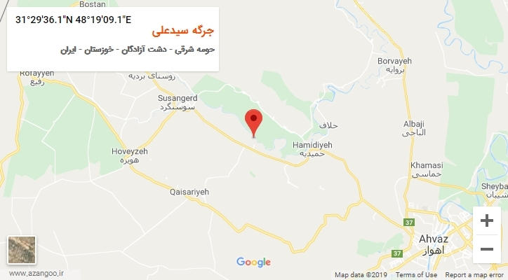 روستای جرگه سیدعلی بر روی نقشه