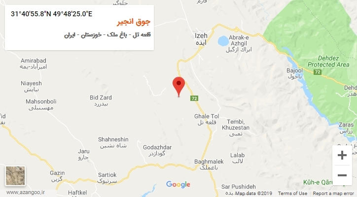 روستای جوق انجیر بر روی نقشه