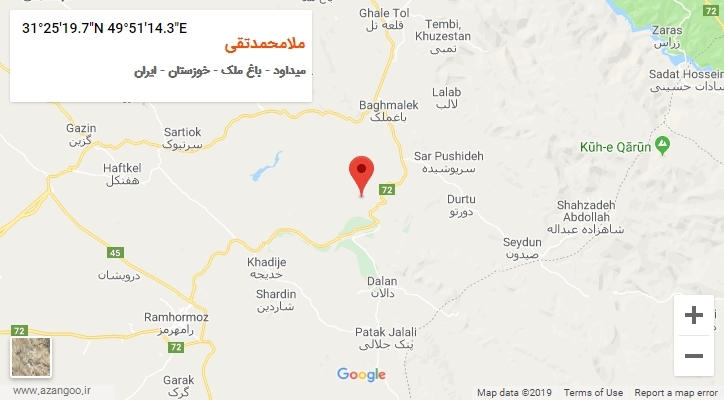 روستای ملامحمدتقی بر روی نقشه
