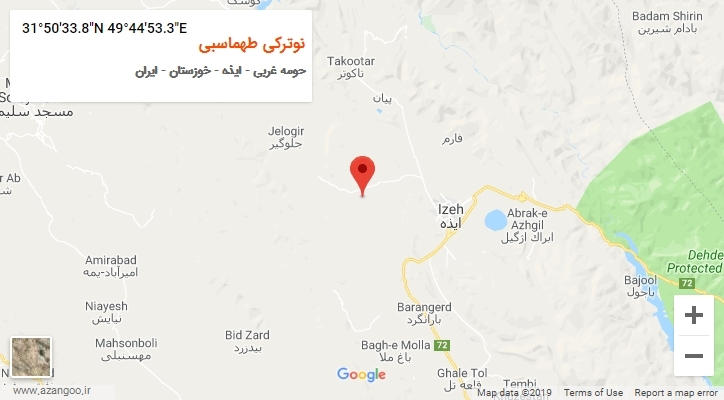 روستای نوترکی طهماسبی بر روی نقشه