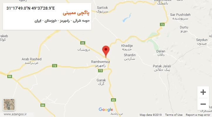 روستای پاگچی ممبینی بر روی نقشه