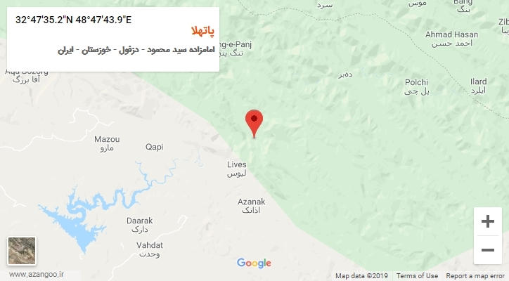 روستای پاتهلا بر روی نقشه