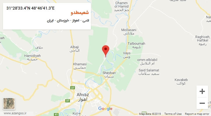 روستای شعیمطدو بر روی نقشه