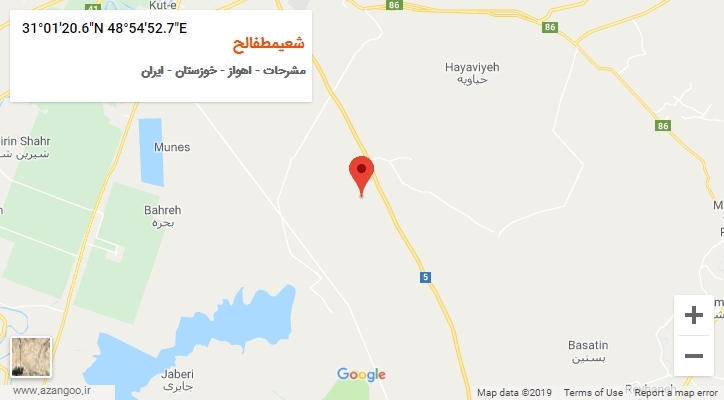روستای شعیمطفالح بر روی نقشه