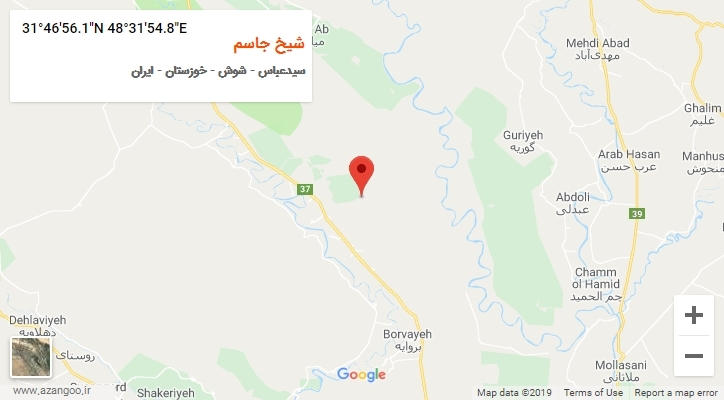 روستای شیخ جاسم بر روی نقشه