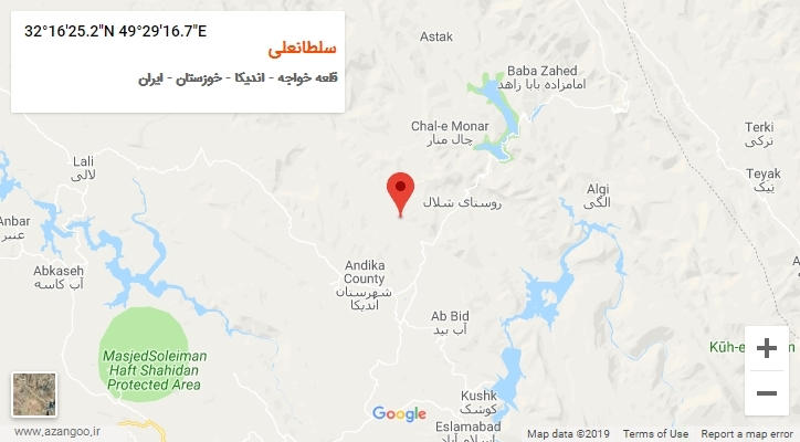 روستای سلطانعلی بر روی نقشه