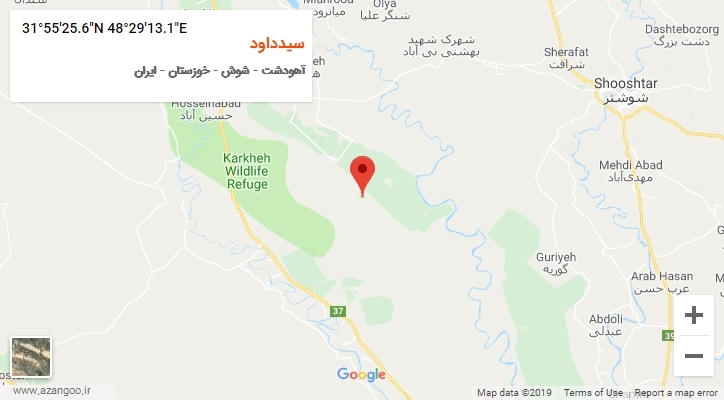 روستای سیدداود بر روی نقشه