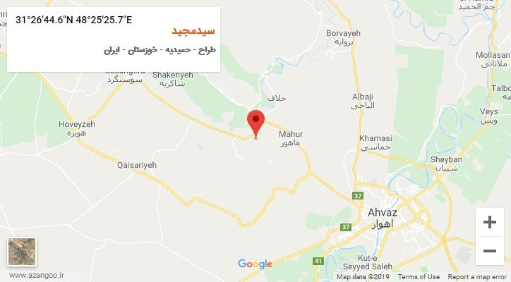 روستای سیدمجید بر روی نقشه