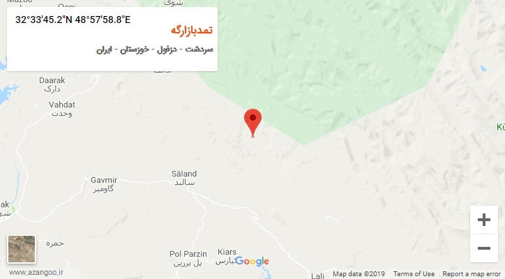 روستای تمدبازارگه بر روی نقشه