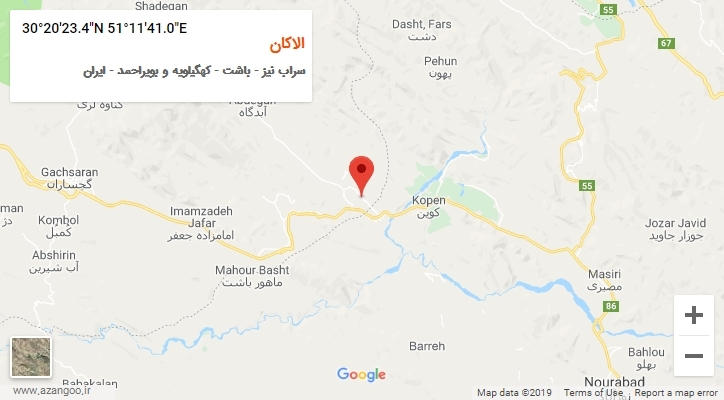 روستای الاکان بر روی نقشه