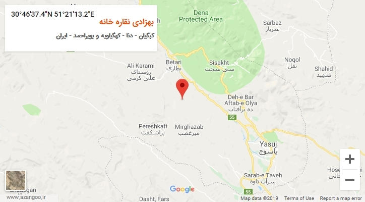 روستای بهزادی نقاره خانه بر روی نقشه