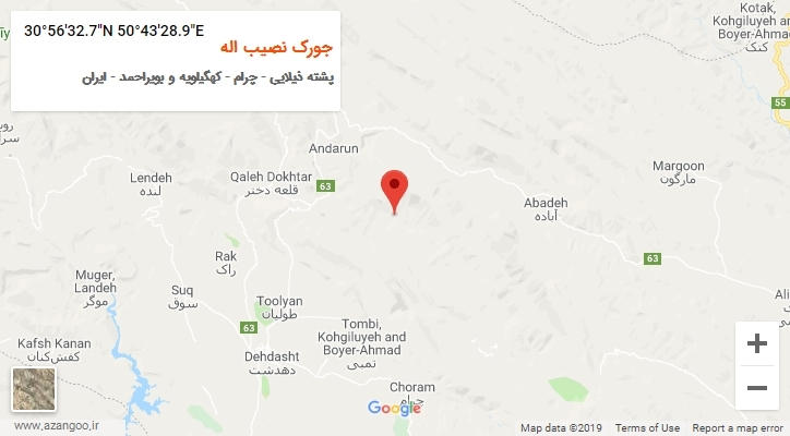 روستای جورک نصیب اله بر روی نقشه