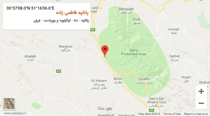 روستای پاتاوه فاطمی زاده بر روی نقشه
