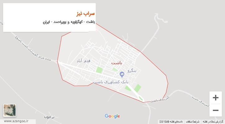 دهستان سراب نیز بر روی نقشه
