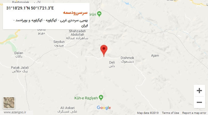 روستای سرسررودسمه بر روی نقشه