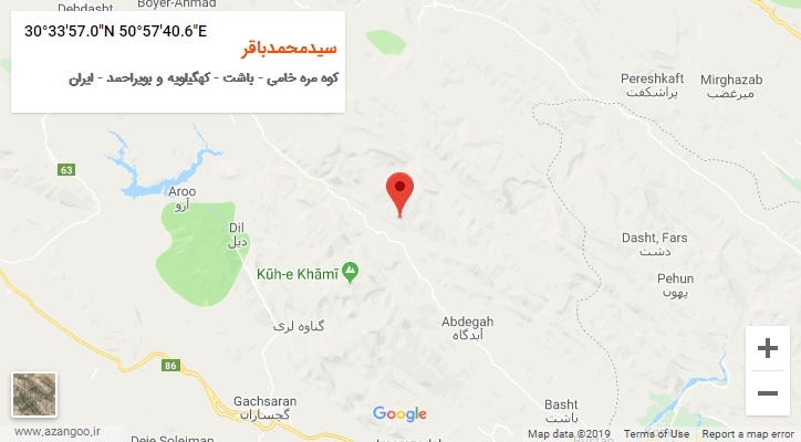 روستای سیدمحمدباقر بر روی نقشه