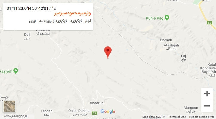 روستای وارمیرمحمودسبزمیر بر روی نقشه