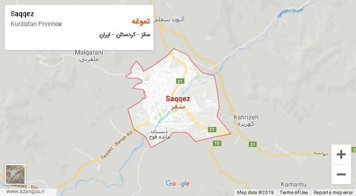 دهستان تموغه بر روی نقشه