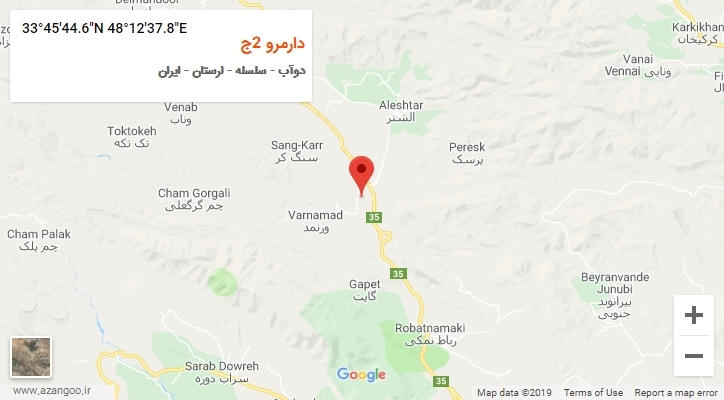روستای دارمرو 2ج بر روی نقشه