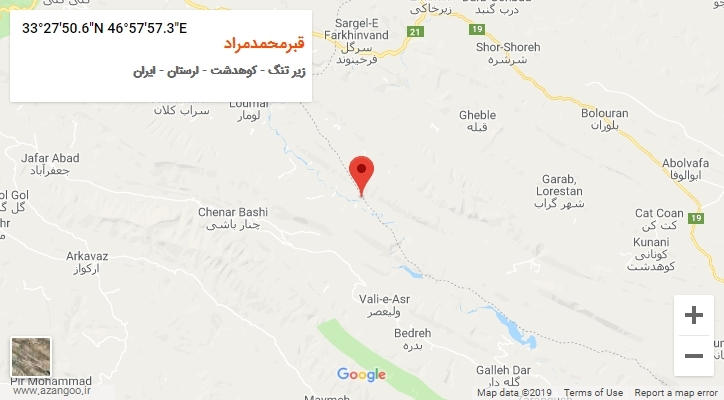 روستای قبرمحمدمراد بر روی نقشه