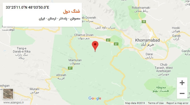 روستای شنگ دول بر روی نقشه