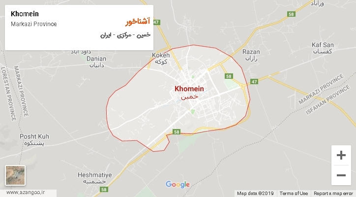 دهستان آشناخور بر روی نقشه