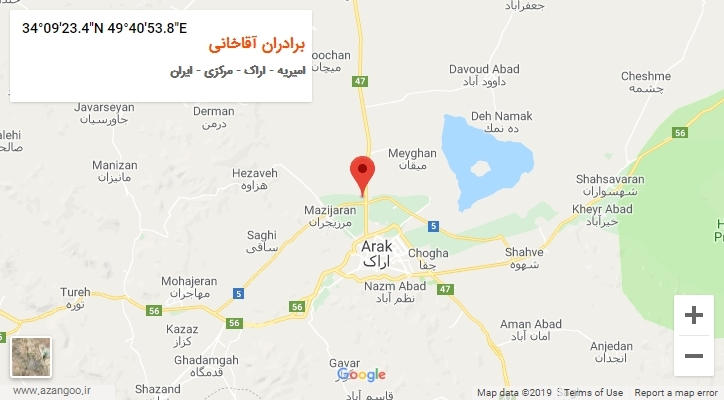 روستای برادران آقاخانی بر روی نقشه