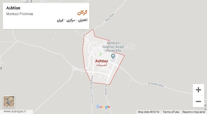 دهستان گرکان بر روی نقشه