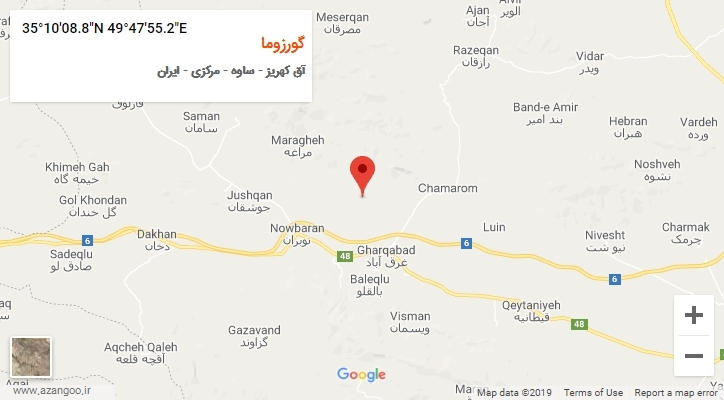 روستای گورزوما بر روی نقشه