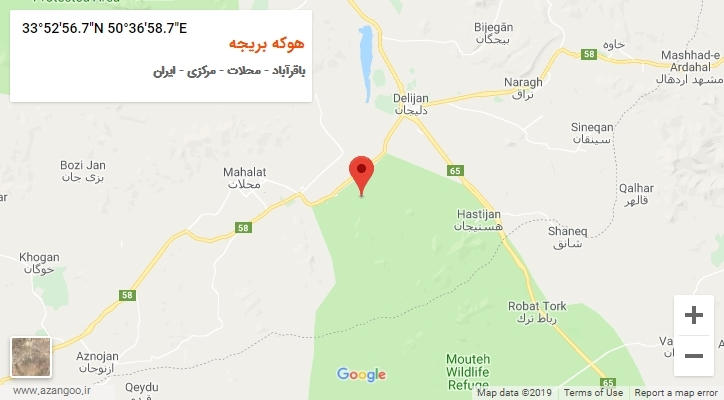 روستای هوکه بریجه بر روی نقشه