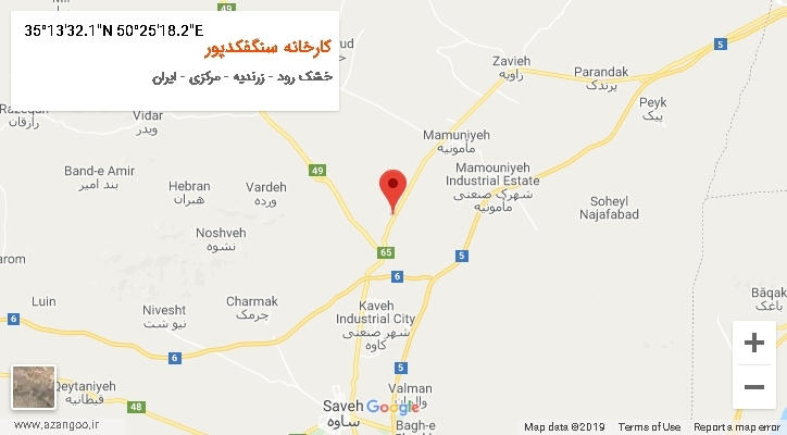 روستای کارخانه سنگفکدپور بر روی نقشه