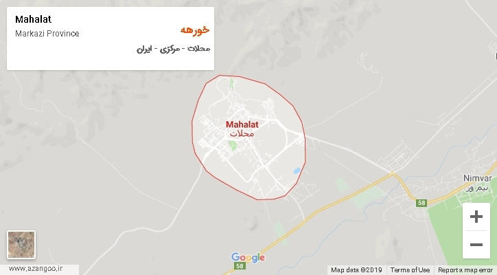 دهستان خورهه بر روی نقشه