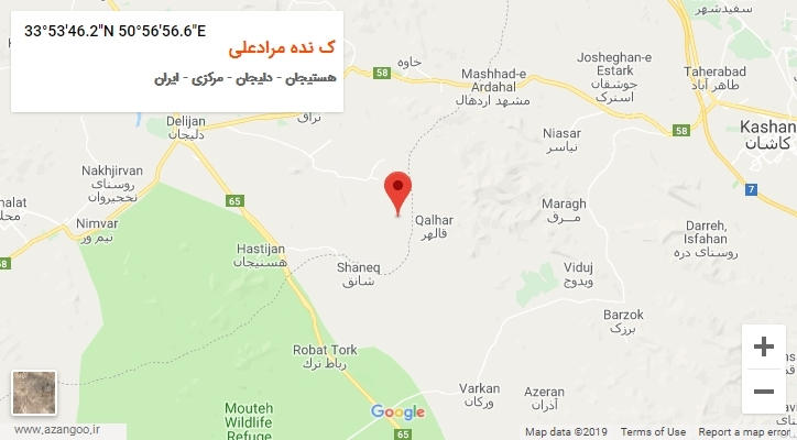روستای ک نده مرادعلی بر روی نقشه