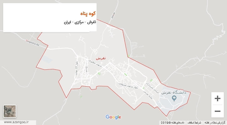 دهستان کوه پناه بر روی نقشه