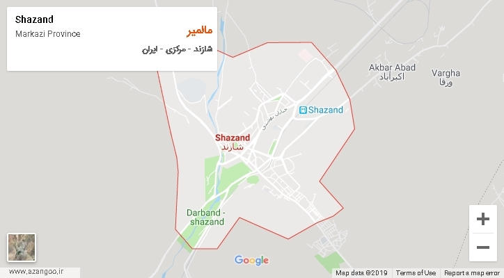 دهستان مالمیر بر روی نقشه